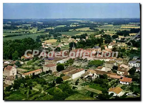 Moderne Karte Cazeres Sur L'Adour Vue Generale Aerienne