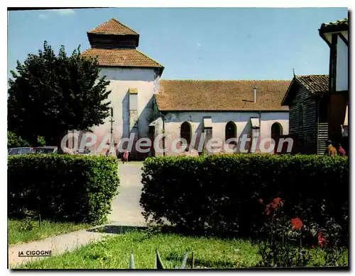 Cartes postales moderne Mezos Vue Partielle Du Bourg Son Eglise