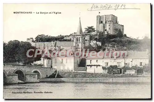 Cartes postales Montrichard Le Donjon Et I'Eglise