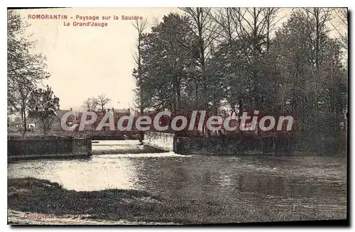 Cartes postales Romorantin Paysage Sur La Sauldre La Grand Jauge