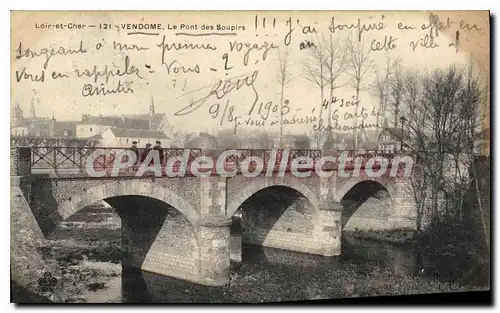 Ansichtskarte AK Vendome Le Pont Des Soupirs