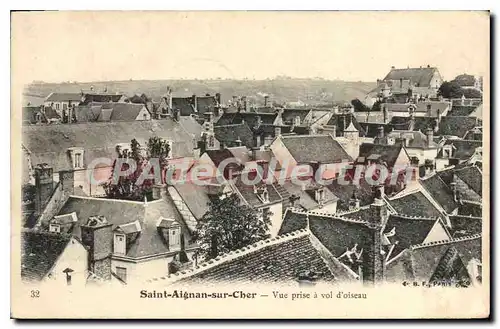 Ansichtskarte AK Saint Aignan Sur Cher Vue Prise Vol D'Oiseau