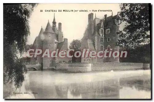 Cartes postales Chateau de Moulin Vue d'ensemble
