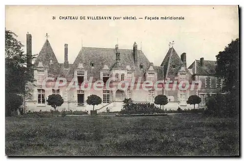 Ansichtskarte AK Chateau De Villesavin Facade Meridionale