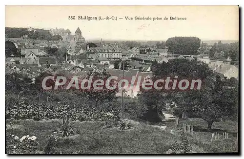 Cartes postales St Aignan Vue Generale Prise de Bellevue