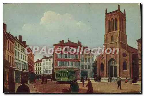 Cartes postales Roanne Eglise St Etienne Place du Palais de Justice