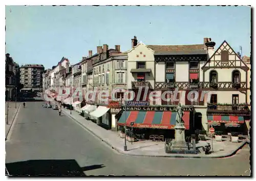 Cartes postales moderne Roanne Place de la Paix et Rue Jean Jaures