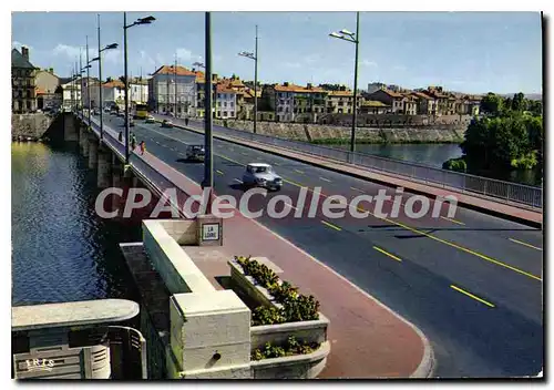 Cartes postales moderne Roanne Le Pont sur la Loire reliant Roanne et le Coteau