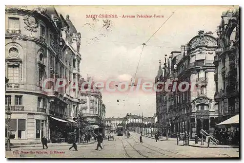 Cartes postales Saint Etienne Avenue President Faure