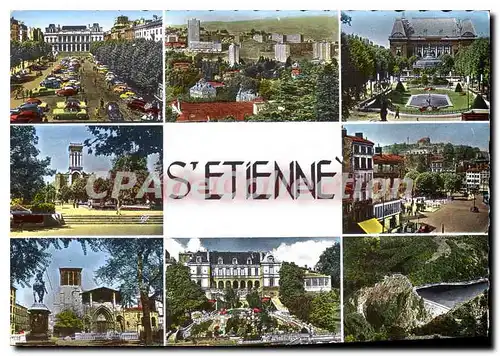 Cartes postales moderne Saint Etienne Place de l'Hotel de Ville Quartier de Beaulieu Rond Point