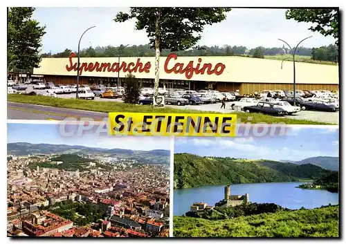 Cartes postales moderne Saint Etienne Super Marche Casino St Etienne Nord Centre Ville