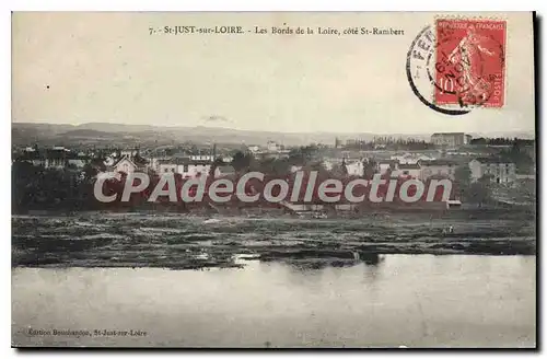 Cartes postales St Just sur Loire Les Bords de la Loire Cote St Rambert