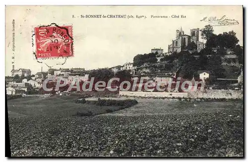 Ansichtskarte AK Saint-Bonnet-Le-Ch�teau Panorama Cote Est