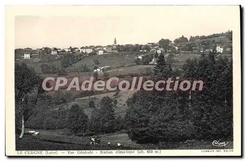 Cartes postales Le Cergne Vue Generale Station Climatique