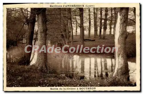 Ansichtskarte AK Environs d'Andrezieux Bords de la Riviere a Boutheon