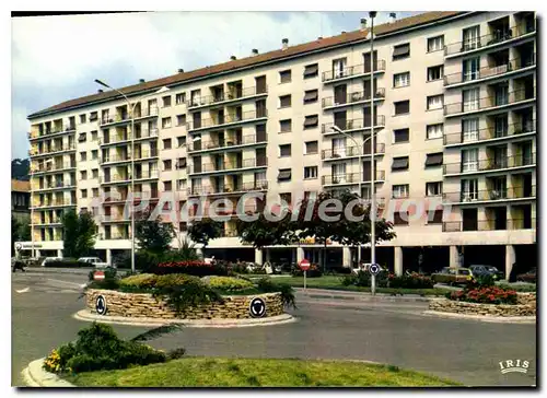 Moderne Karte Saint Chamond Le Square de Treyve