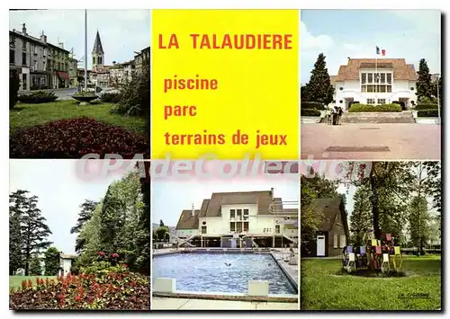 Cartes postales moderne La Talaudiere Piscine Parc Terrains de Jeux