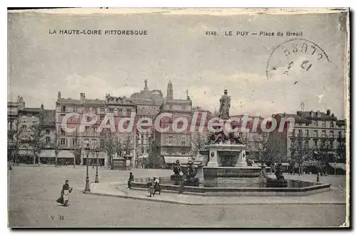 Cartes postales Le Puy Place du Breuil