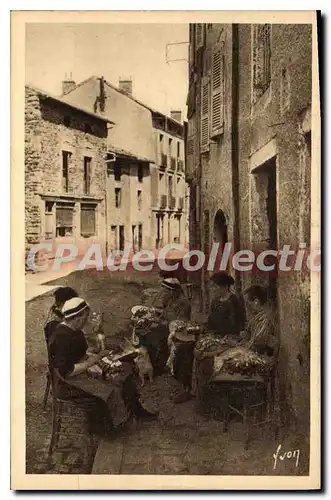 Cartes postales Le Puy Groupe de Dentellieres