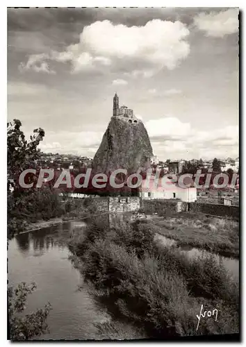 Cartes postales moderne Le Puy Le Rocher Saint Michel d'Aiguilhe et la Borne