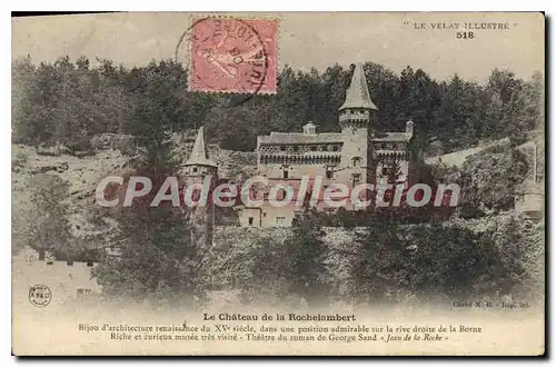 Cartes postales Le Chateau de la Rochelambert George Sand