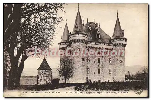 Cartes postales St Georges d'Aurac Le Chateau de Flaghac