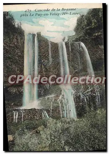 Cartes postales Cascade de la Beaume pres Le Puy en Velay