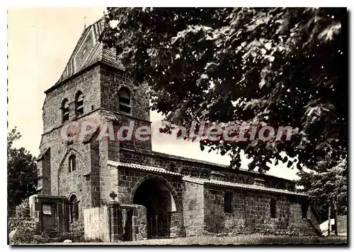 Cartes postales moderne Saint Jean Lachalm Exterieur de l'eglise du XII Siecle Monument Historique