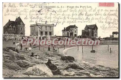 Cartes postales Le Croisic Plage du port Lin