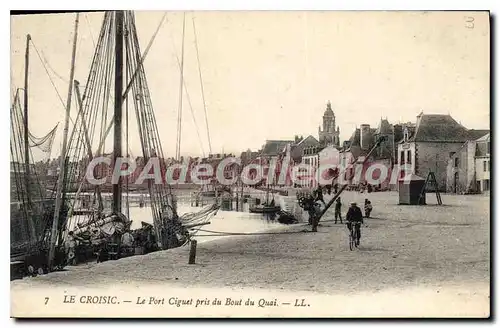 Cartes postales Le Croisic Le Port Ciguet pris du Bout du Quai