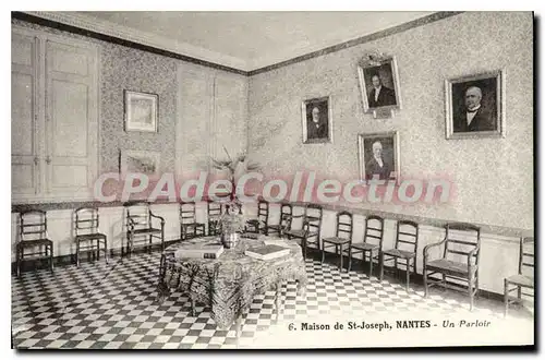 Cartes postales Maison de St joseph Nantes Un Parloir