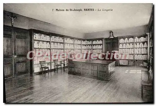 Cartes postales Maison de St joseph Nantes La Lingerie