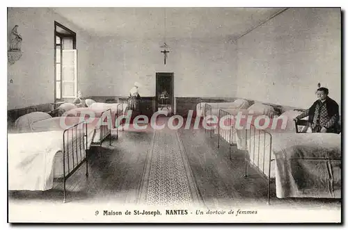 Cartes postales Maison de St Joseph Nantes Un Dortoir de Femmes