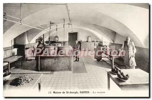 Cartes postales Maison de St Joseph Nantes La Cuisine