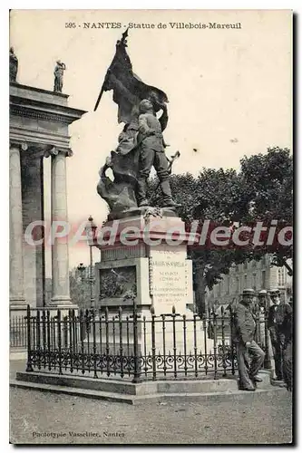 Cartes postales Nantes Statue de villebois Mareuil