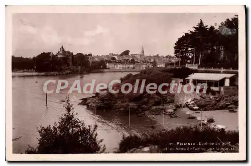 Ansichtskarte AK Pornic entree du Port et les bains de l'anse aux lapins