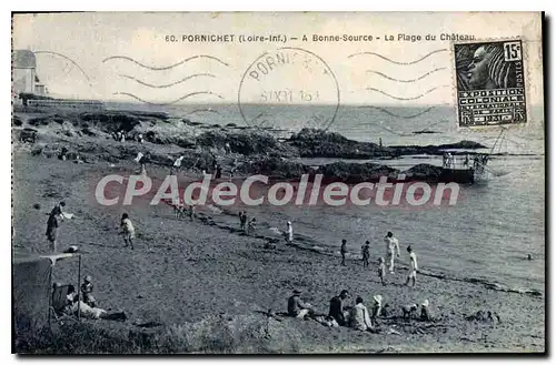 Cartes postales Pornichet A Bonne Source La Plage du Chateau