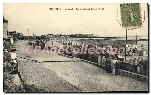 Cartes postales Pornichet Vue Generale de la Plage