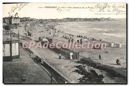 Cartes postales Pornichet Vue Generale de la Plage