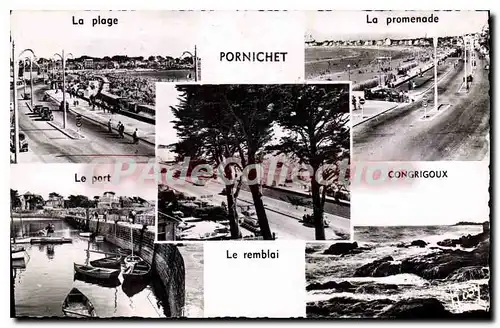 Cartes postales Pornichet La Plage La Promenade