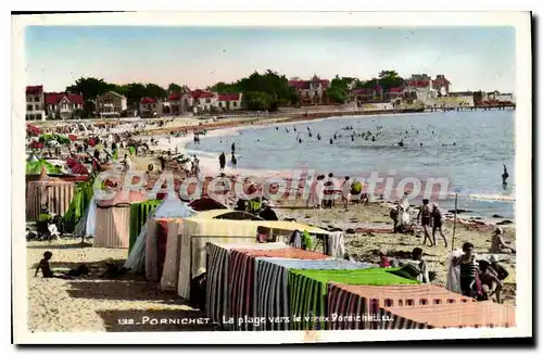 Ansichtskarte AK Pornichet La Plage vers le Vieux Pornichet