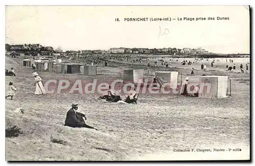 Cartes postales Pornichet La Plage Prise des Dunes