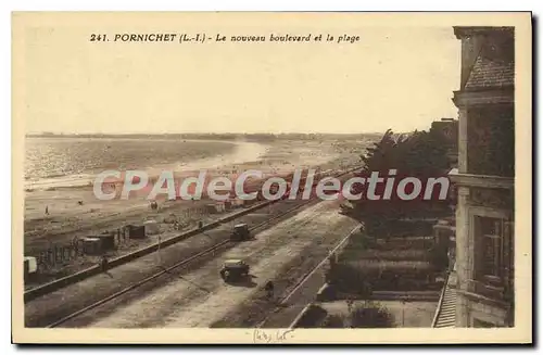 Ansichtskarte AK Pornichet Le Nouveau Boulevard et la Plage