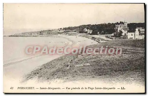 Cartes postales Pornichet Sainte Marguerite Vue Generale de la Plage Sainte Marguerite