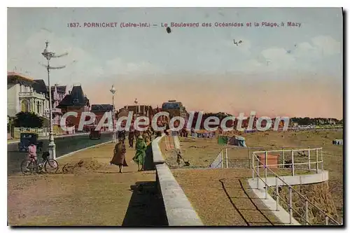 Cartes postales Pornichet Le Boulevard des Oceanides et la Plage � Mazy