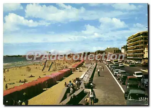 Moderne Karte Pornichet La Plage Et Le Boulevard