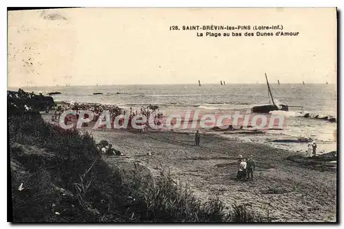 Cartes postales St Brevin Les Pins La Plage Au Bas Des dunes d'Amour