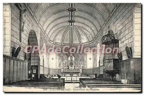 Ansichtskarte AK Piriac Interieur De I'Eglise