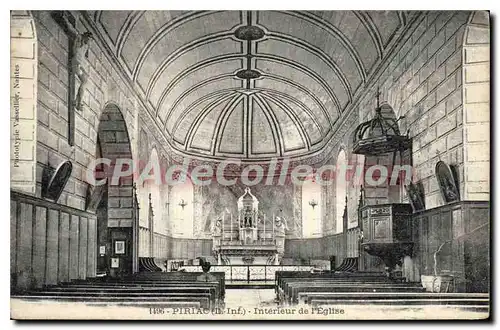 Cartes postales Piriac Interieur De I'Eglise