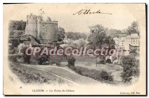 Cartes postales Clisson Les Ruines Du Chateau